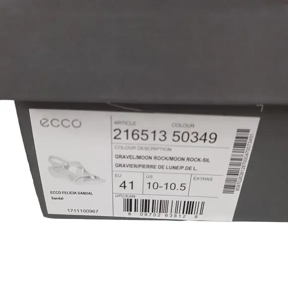 Ecco Felicia Sandal Comfort Walking Casual US Size 10-10.5 - Picture 10 of 10